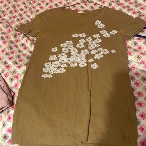 J crew floral tee